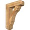 Ekena Millwork Olympic Craftsman Rough Sawn Bracket w/ Offset Brace, Western Red Cedar, 8"W x 28"D x 36"H BKT0806X28X36OLY04RWR - alternate 1